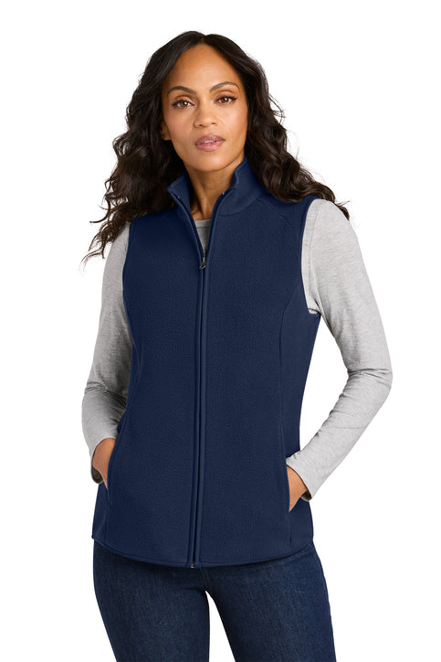 Port Authority Women’s C-FREE Fleece Vest with custom logo embroidery