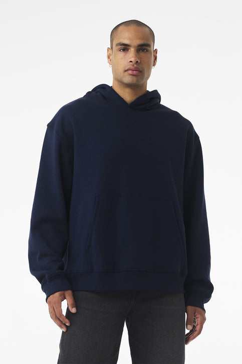 BELLA+CANVAS Unisex 10-Ounce Heavyweight Pullover Hoodie with custom logo embroidery