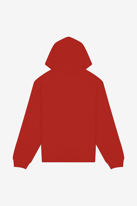 BELLA+CANVAS Unisex 10-Ounce Heavyweight Pullover Hoodie with custom logo embroidery