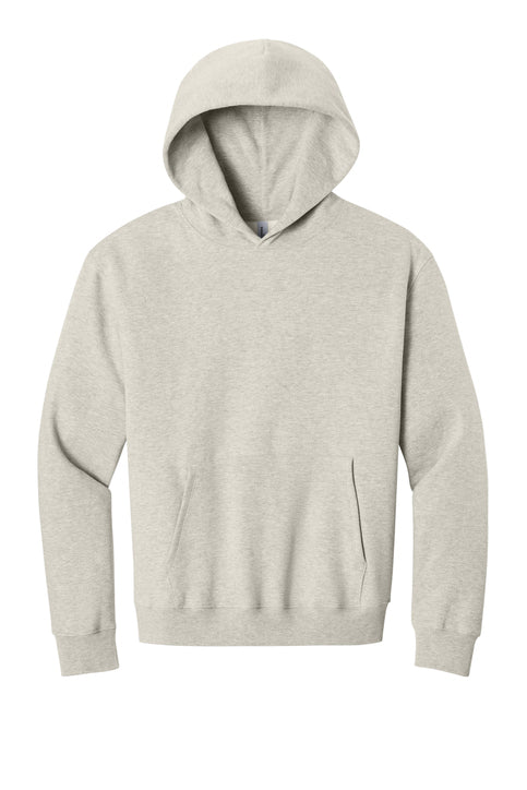 BELLA+CANVAS Unisex 10-Ounce Heavyweight Pullover Hoodie with custom logo embroidery
