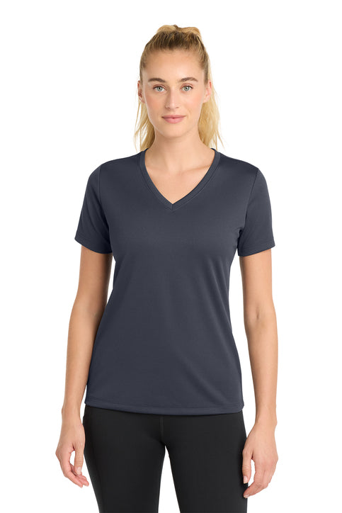 Sport-Tek Women's PosiCharge RacerMesh V-Neck Tee