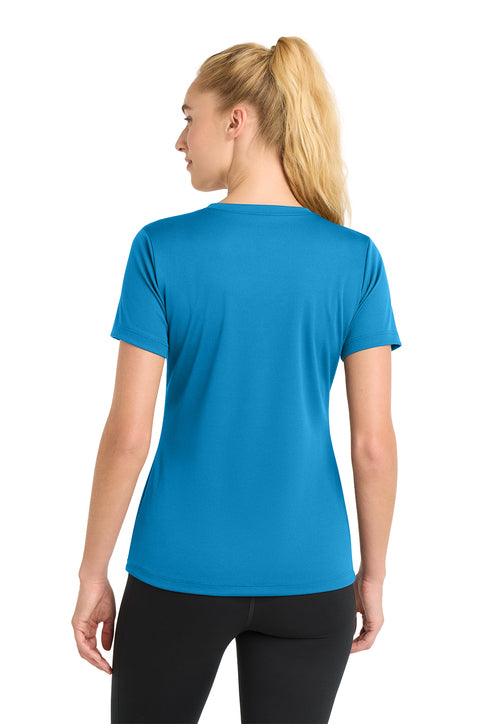 Sport-Tek Women's PosiCharge RacerMesh V-Neck Tee