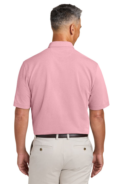 Brooks Brothers Pinpoint Pique Dress Polo with custom logo embroidery