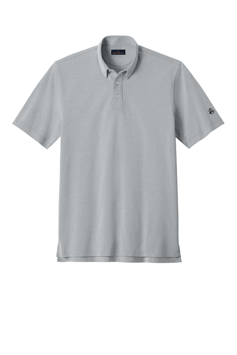 Brooks Brothers Pinpoint Pique Dress Polo with custom logo embroidery