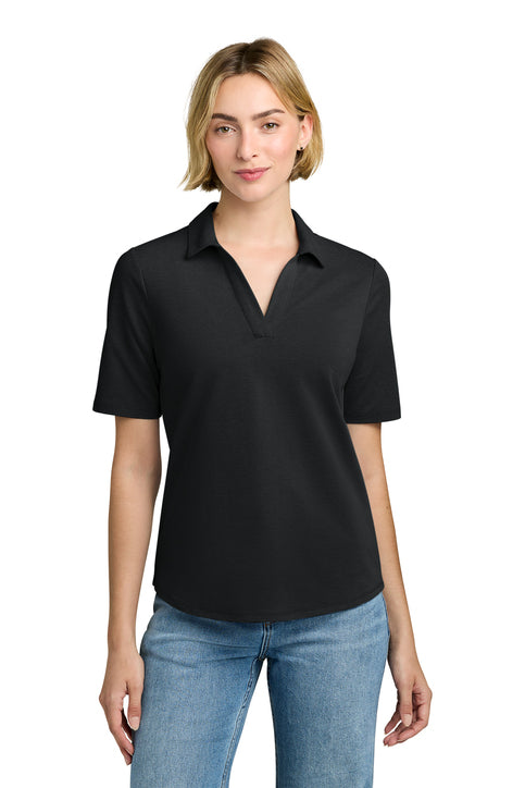 Brooks Brothers Women’s Pinpoint Pique Polo with custom logo embroidery