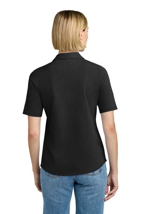 Brooks Brothers Women’s Pinpoint Pique Polo with custom logo embroidery