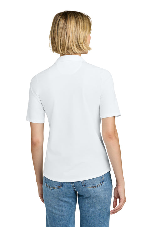 Brooks Brothers Women’s Pinpoint Pique Polo with custom logo embroidery
