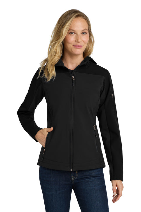 Port Authority Women's Hooded Core Soft Shell Jacket