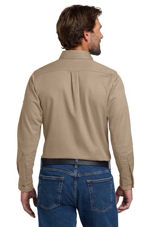 Bulwark EXCEL FR ComforTouch Dress Uniform Shirt with custom logo embroidery