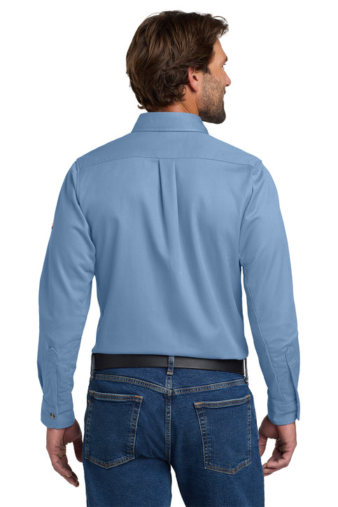 Bulwark EXCEL FR ComforTouch Dress Uniform Shirt with custom logo embroidery