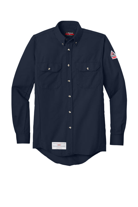 Bulwark EXCEL FR ComforTouch Dress Uniform Shirt with custom logo embroidery