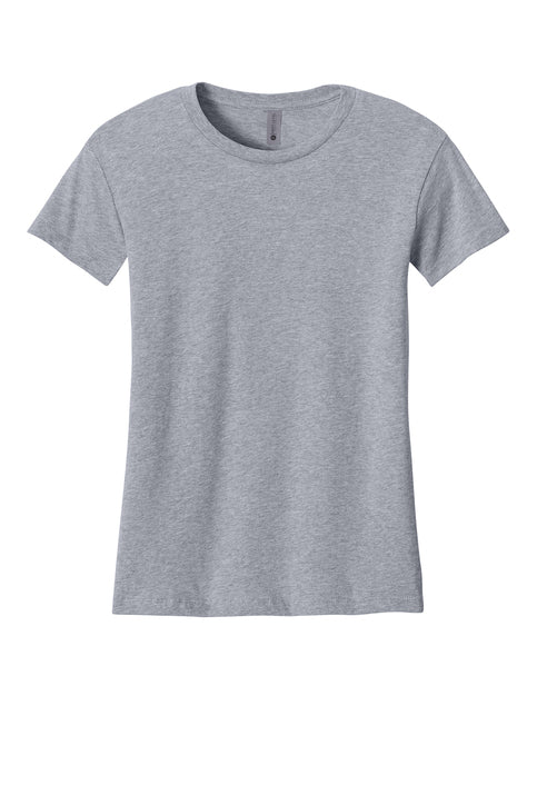 Next Level Apparel Women’s Cotton Relaxed Tee with custom logo embroidery
