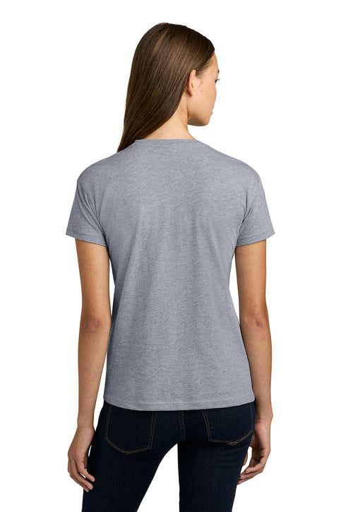 Next Level Apparel Women’s Cotton Relaxed Tee with custom logo embroidery