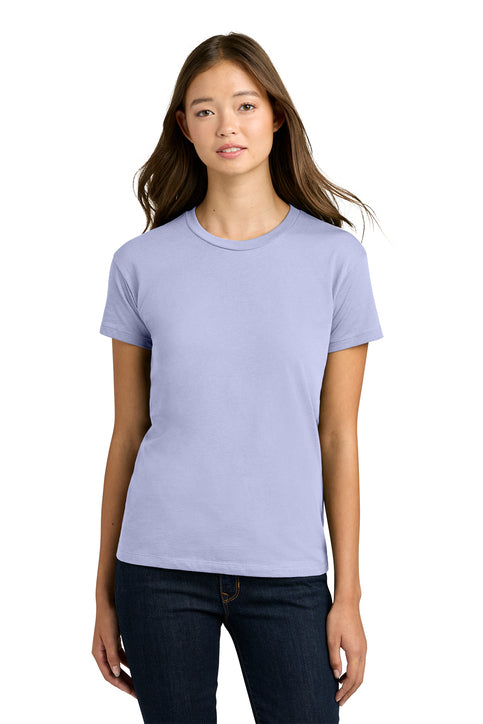 Next Level Apparel Women’s Cotton Relaxed Tee with custom logo embroidery