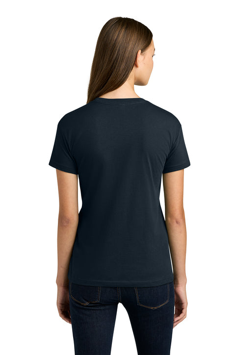 Next Level Apparel Women’s Cotton Relaxed Tee with custom logo embroidery