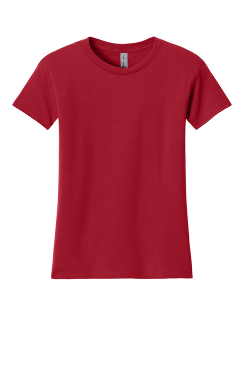 Next Level Apparel Women’s Cotton Relaxed Tee with custom logo embroidery
