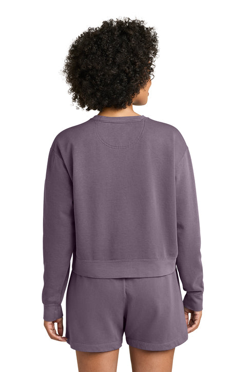Comfort Colors Women’s Mid-Length Crewneck Sweatshirt with custom logo embroidery
