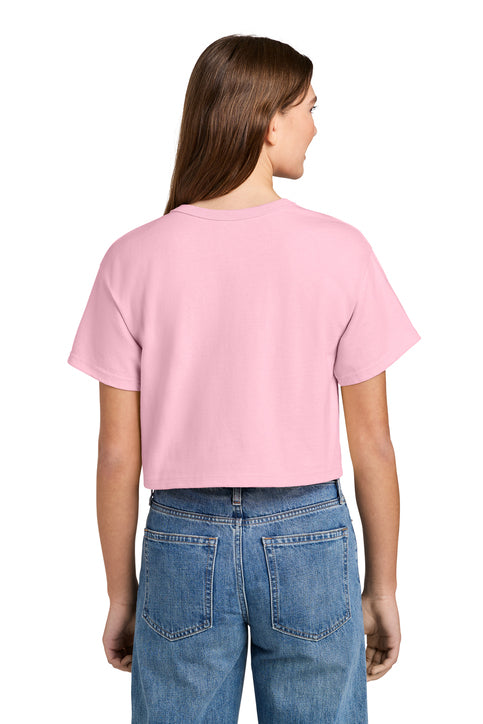 Champion Women’s Cropped Heritage Tee with custom logo embroidery