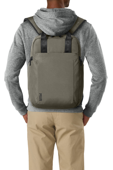 MiiR Kondoh Double-Handle Pack with custom logo embroidery