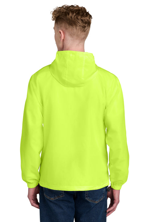 Champion Packable Anorak Jacket with custom logo embroidery