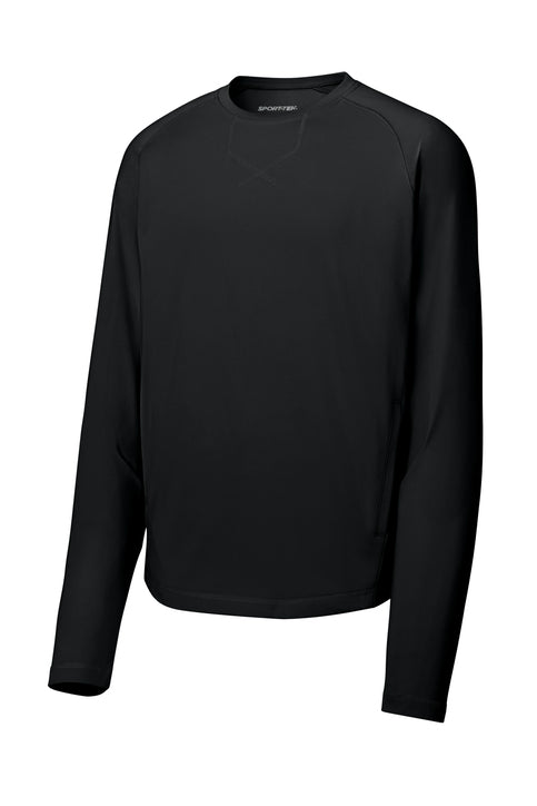 Sport-Tek Sport-Wick Stretch Pocketed Crewneck