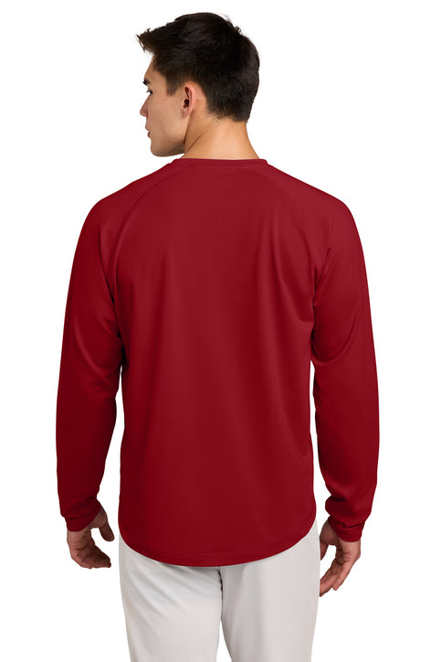 Sport-Tek Sport-Wick Stretch Pocketed Crewneck