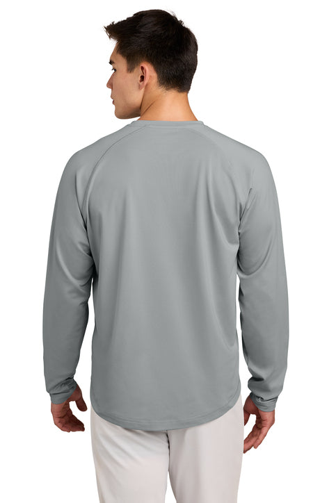 Sport-Tek Sport-Wick Stretch Pocketed Crewneck