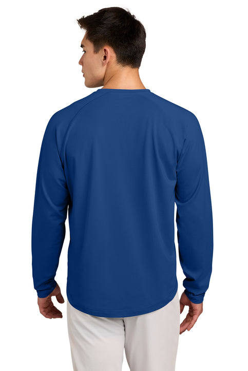 Sport-Tek Sport-Wick Stretch Pocketed Crewneck