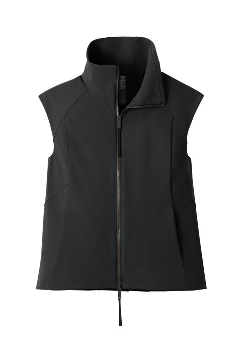 MiiR Women’s Nozawa Soft Shell Vest with custom logo embroidery