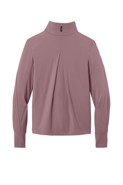 MiiR Women’s Kivu 1/4-Zip with custom logo embroidery