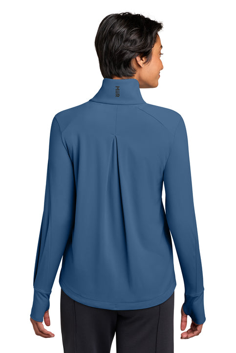 MiiR Women’s Kivu 1/4-Zip with custom logo embroidery