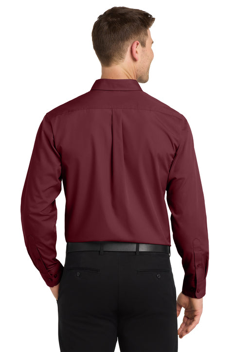 Port Authority Long Sleeve Carefree Poplin Shirt