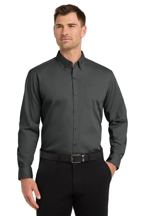 Port Authority Long Sleeve Carefree Poplin Shirt