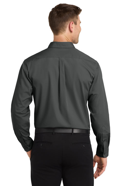Port Authority Long Sleeve Carefree Poplin Shirt