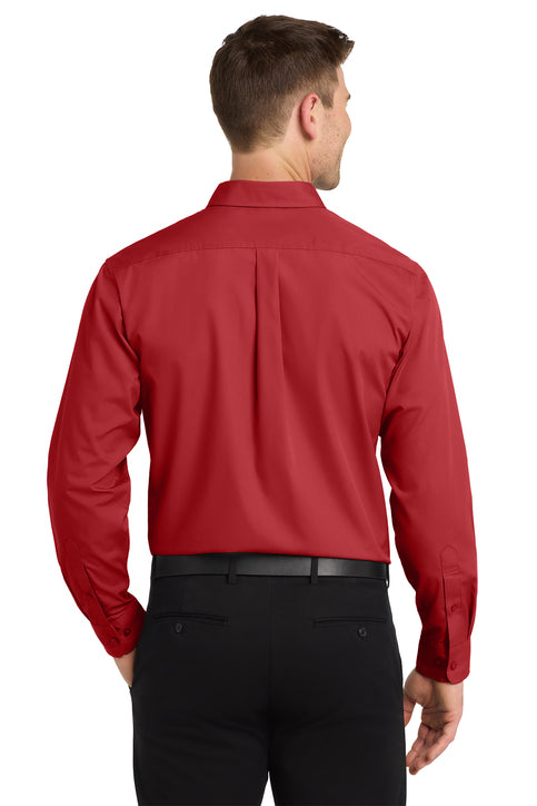 Port Authority Long Sleeve Carefree Poplin Shirt