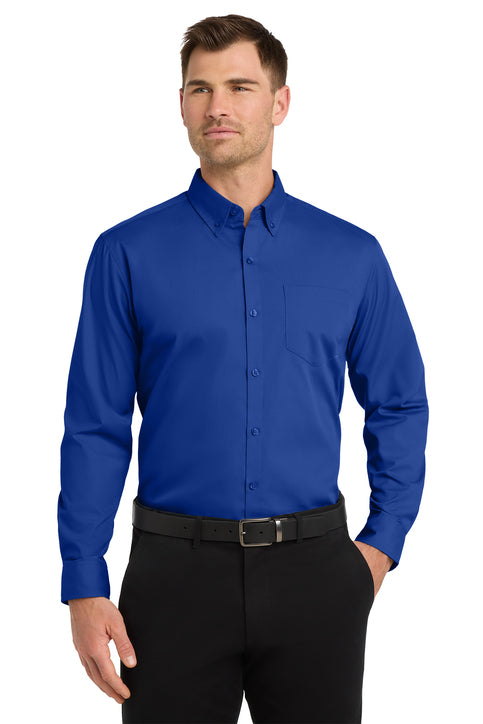 Port Authority Long Sleeve Carefree Poplin Shirt