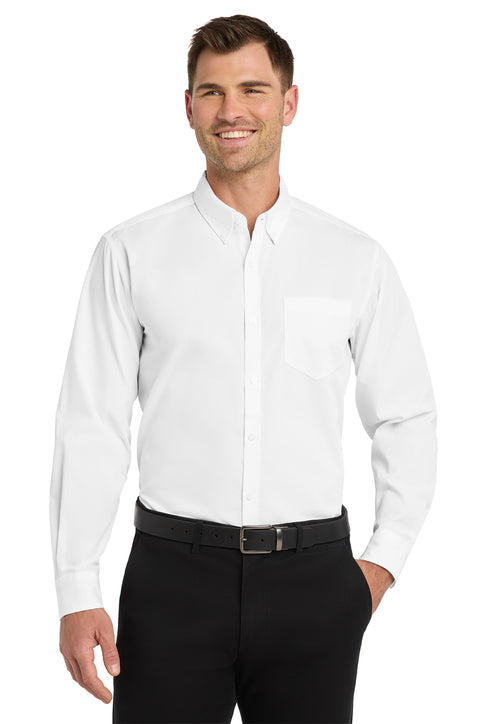 Port Authority Long Sleeve Carefree Poplin Shirt