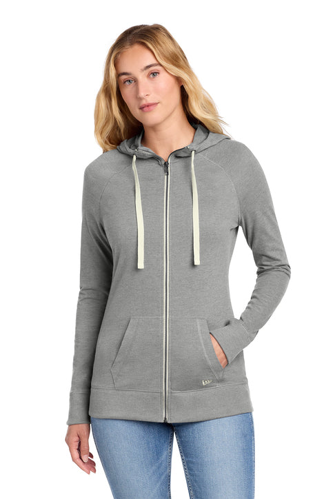 New Era Women's Sueded Cotton Blend Full-Zip Hoodie