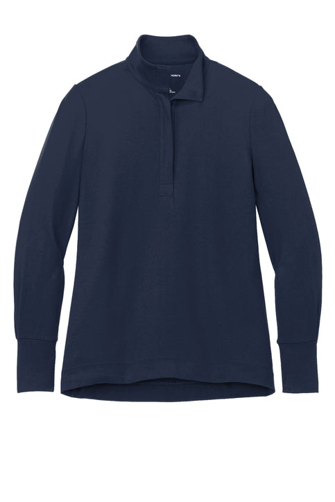 Port Authority Women's Fairway Stretch 1/4-Zip with custom logo embroidery