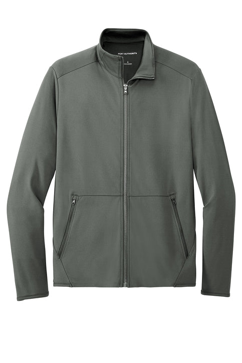 Port Authority Accord Stretch Fleece Full-Zip with custom logo embroidery