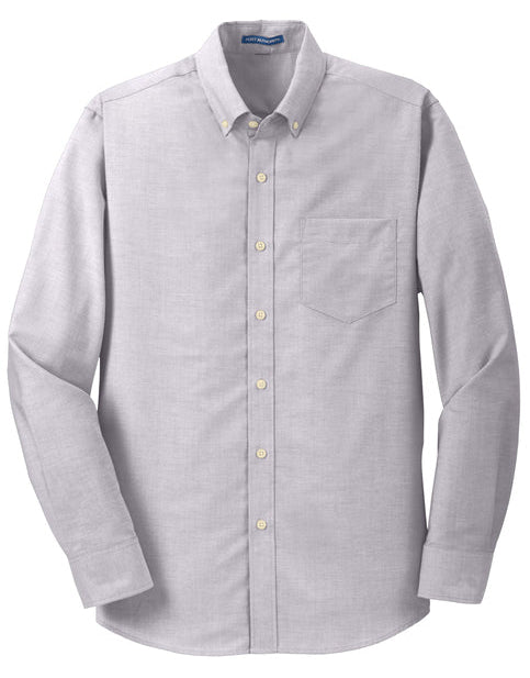 Port Authority SuperPro Oxford Shirt with custom logo embroidery