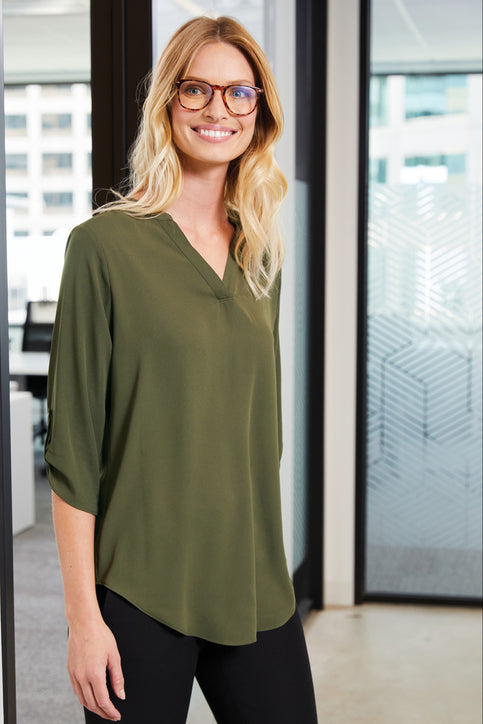 Port Authority Women's 3/4-Sleeve Tunic Blouse