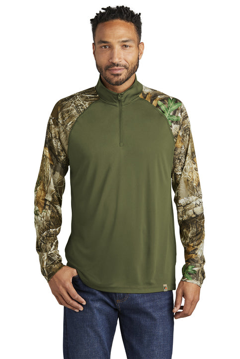 Russell Outdoors Realtree Colorblock Performance 1/4-Zip
