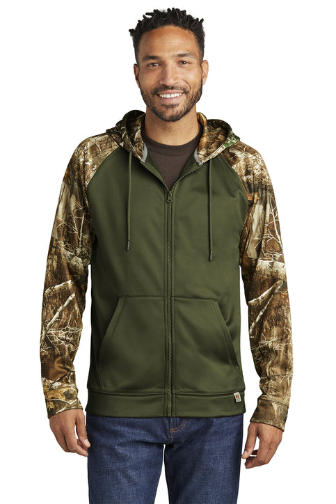 Russell Outdoors Realtree Performance Colorblock Full-Zip Hoodie