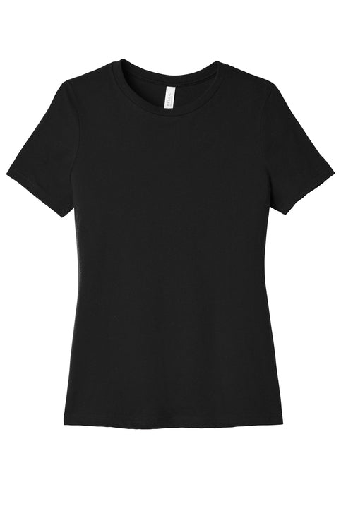 BELLA+CANVAS Women’s Relaxed Triblend Tee with custom logo embroidery