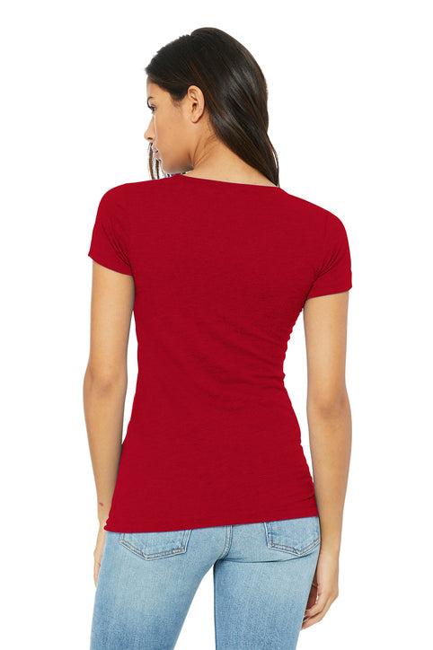 BELLA+CANVAS Women’s Slim Fit Tee with custom logo embroidery