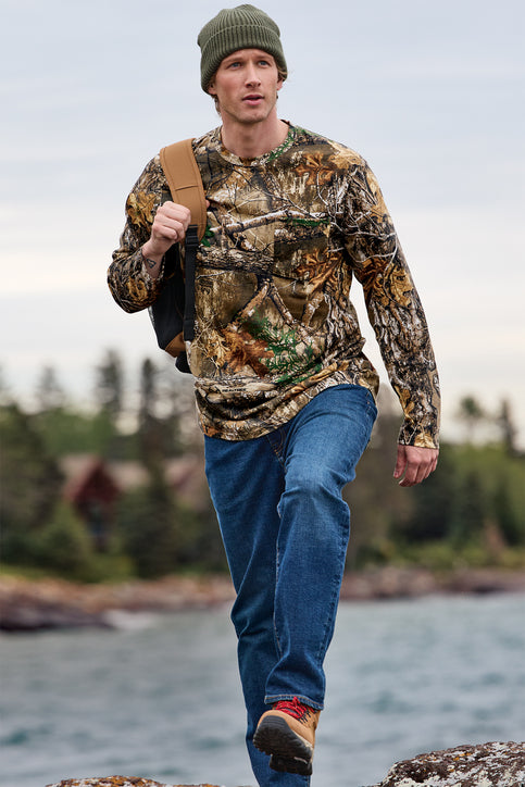Russell Outdoors Realtree Long Sleeve Pocket Tee