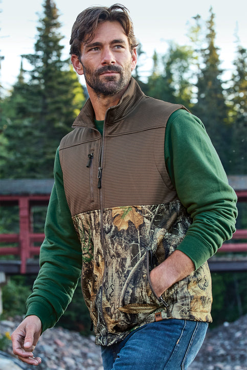 Russell Outdoors Realtree Atlas Colorblock Soft Shell Vest
