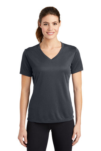 Sport-Tek Women's PosiCharge V-Neck Tee