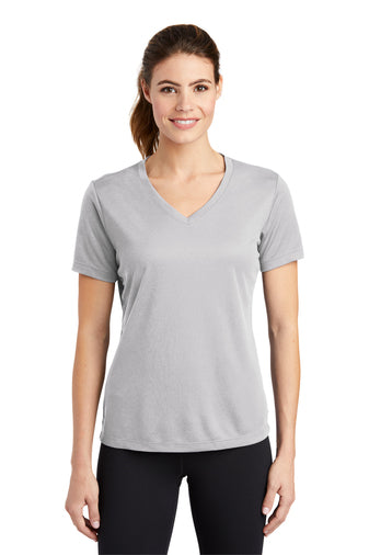 Sport-Tek Women's PosiCharge V-Neck Tee